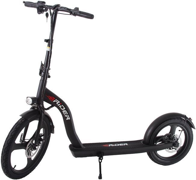 Електросамокат RIDER Monster 45км 350Вт 10" Чорний 334242 фото