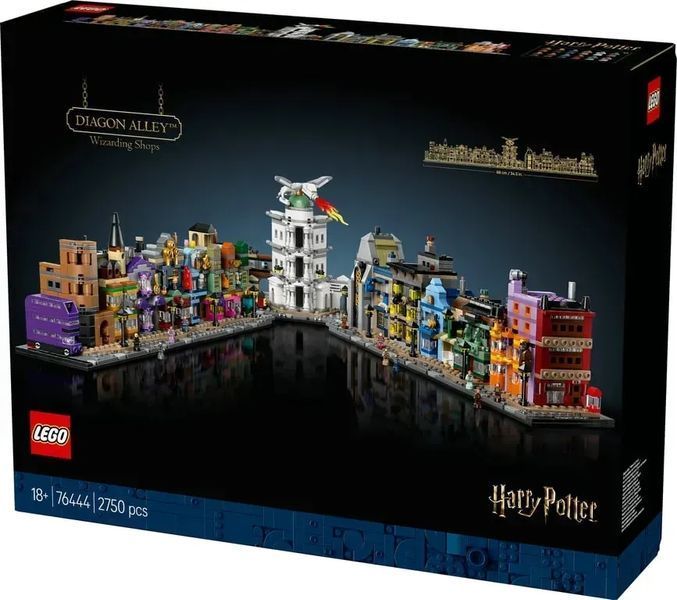 Блоковий конструктор LEGO Harry Potter Алея Діаґон Чаклунські крамниці (76444) 613448 фото