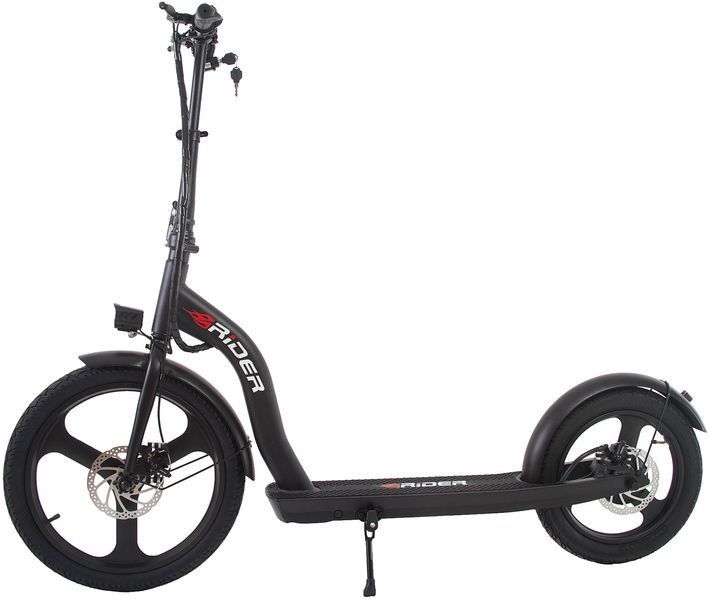 Електросамокат RIDER Monster 45км 350Вт 10" Чорний 334242 фото