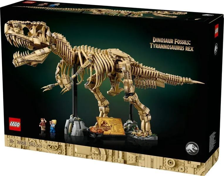 Блочный конструктор LEGO Jurassic World Окаменелости динозавров: Тиранозавр рекс (76968) 613501 фото