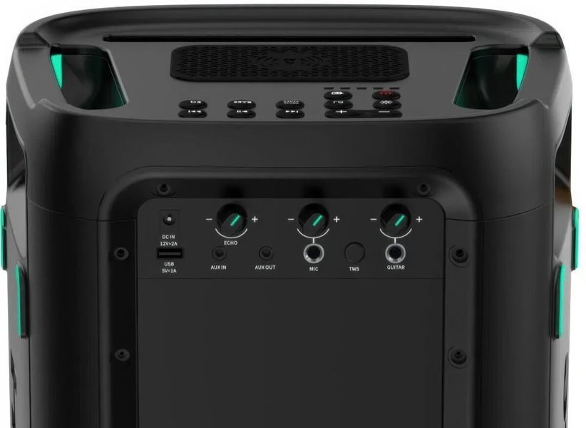 Акустическая система Power audio HISENSE Party Storm I 2 Микрофона Караоке Черный 2131153 фото