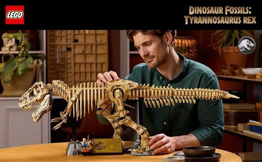 Блочный конструктор LEGO Jurassic World Окаменелости динозавров: Тиранозавр рекс (76968) 613501 фото