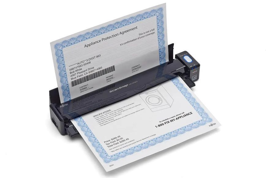 Протяжной сканер Fujitsu iX100 (PA03688-B001) 037828 фото