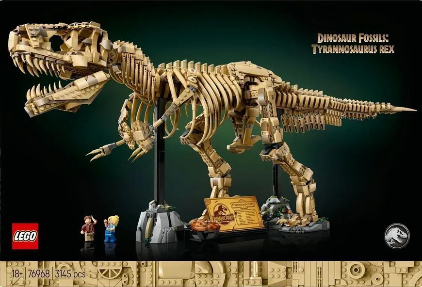 Блочный конструктор LEGO Jurassic World Окаменелости динозавров: Тиранозавр рекс (76968) 613501 фото
