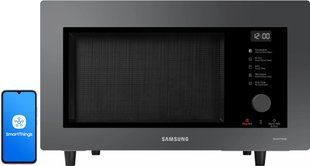 Мікрохвильова піч з AIRFRY SAMSUNG BESPOKE MC32DB7746KCE2, приготування на пару, термообіг, керування додатком, 1400 Вт 2009331 фото