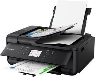 Багатофункціональний пристрій CANON Pixma TR7650 Кольоровий друк, Автоматичний двосторонній друк, Wi-Fi 2044216 фото