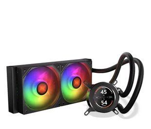 Водяне охолодження Krux HydroGlance 240 ARGB LCD Black (KRXE003) 615050 фото