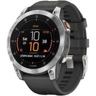 Смарт-годинник Garmin Epix (Gen 2) Slate Steel (010-02582-00/01) 035262 фото