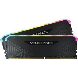 Пам'ять для настільних комп'ютерів Corsair 64 GB (2x32GB) DDR4 3200 MHz Vengeance RGB RS (CMG64GX4M2E3200C16) 027635 фото