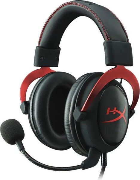 Комп'ютерна гарнітура HyperX Cloud II Red (KHX-HSCP-RD/4P5M0AA) 179131 фото