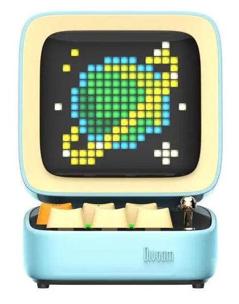 Портативная колонка Divoom DitooMic Blue 034166 фото