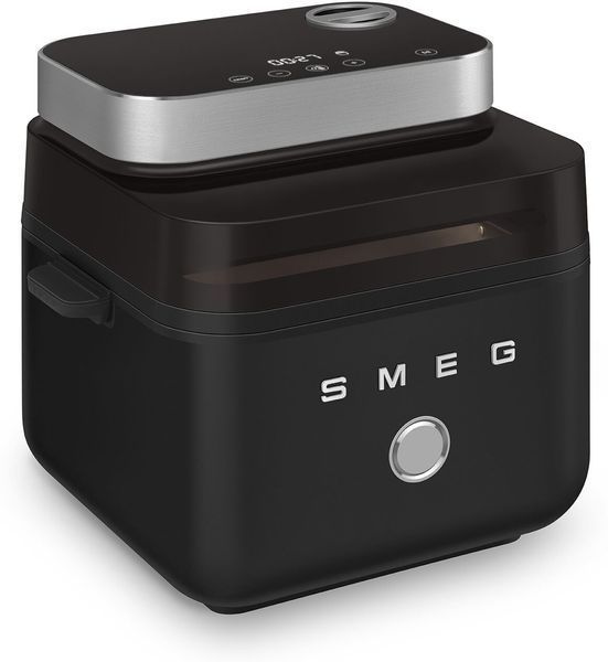Фритюрница без масла SMEG AFC01BLMEU 7 л с окном для наблюдения за процессом приготовления 2152121 фото
