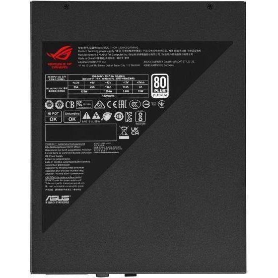 Блок живлення ASUS ROG-THOR-1200P2-GAMING (90YE00L0-B0NA00) 002192 фото