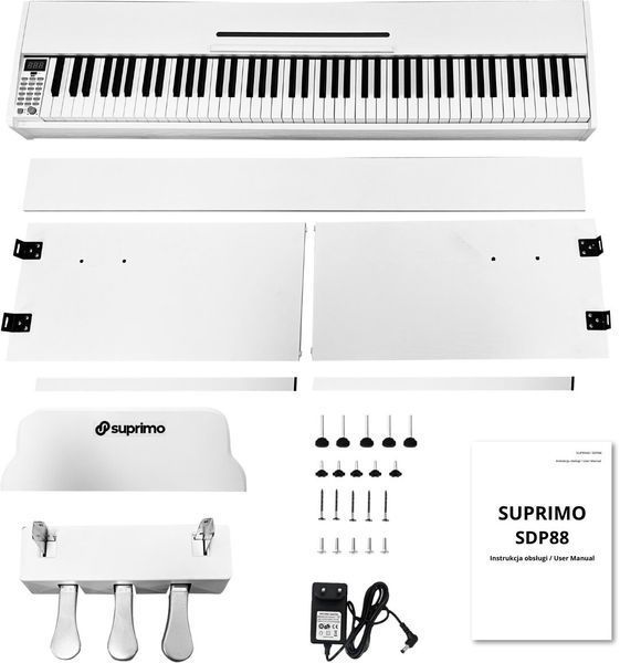 Цифровое пианино SUPRIMO SDP88 WH Белое 2111288 фото
