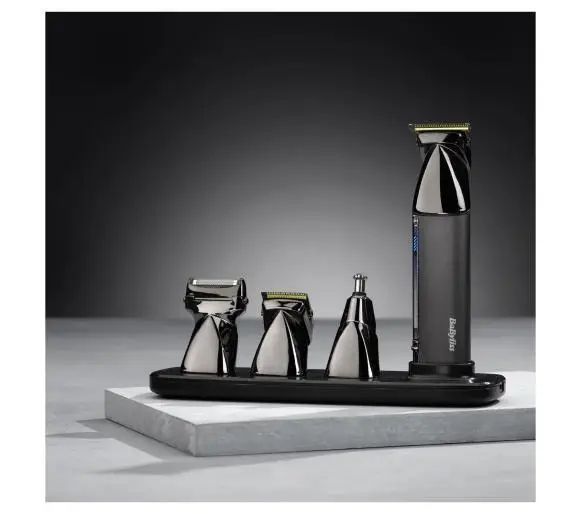 Тример для бороди та вусів BaByliss Super-X METAl Black Edition MT991E 042260 фото