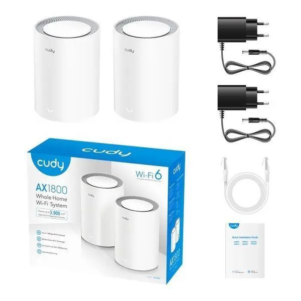 Бездротовий маршрутизатор (роутер) Cudy M3000 2-Pack 001690 фото