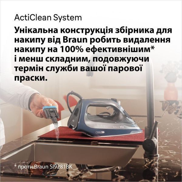 Праска з парою Braun TexStyle 9 SI9682DB 036529 фото