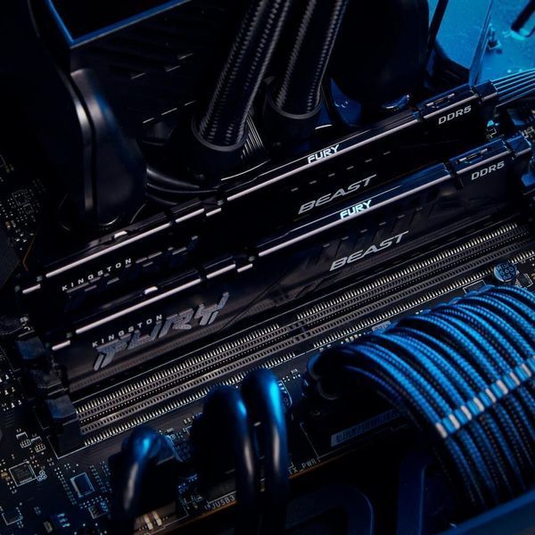 Память для настольных компьютеров Kingston FURY 32 GB (2x16GB) DDR5 6000 MHz Beast Black (KF560C30BBK2-32) 033755 фото