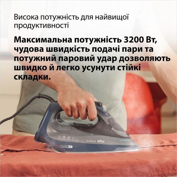 Праска з парою Braun TexStyle 9 SI9682DB 036529 фото