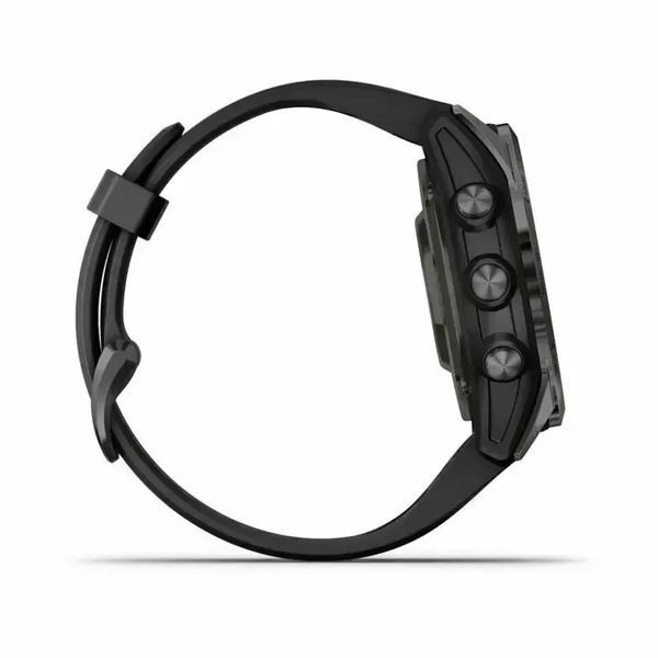 Смарт-часы Garmin Epix Pro Gen 2 Sapphire 42mm Carbon G. DLC Ti. with Black Band (010-02802-14/15) 612643 фото