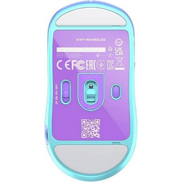 Миша Xtrfy M8 Wireless White (M8W-RGB-WHITE) 024029 фото