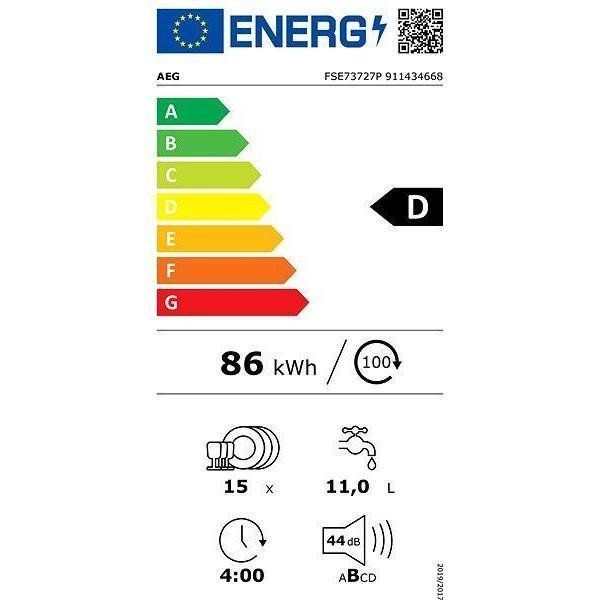 Посудомоечная машина AEG FSE73727P 030510 фото