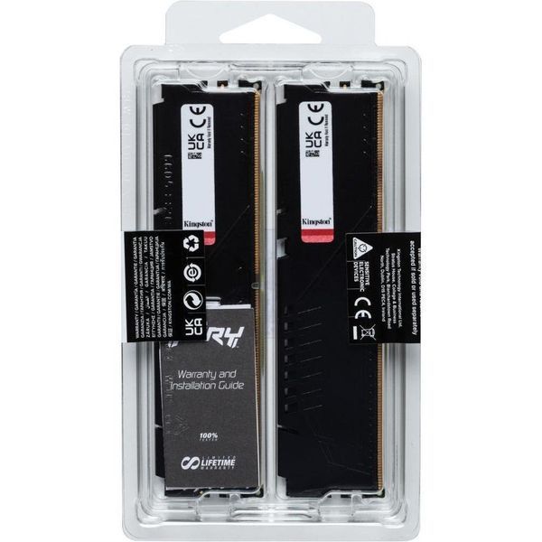 Память для настольных компьютеров Kingston FURY 32 GB (2x16GB) DDR5 6000 MHz Beast Black (KF560C30BBK2-32) 033755 фото