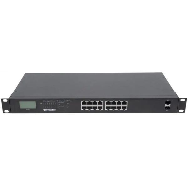 Комутатор некерований Intellinet IPS-16G02-370W-L (561259) 018121 фото