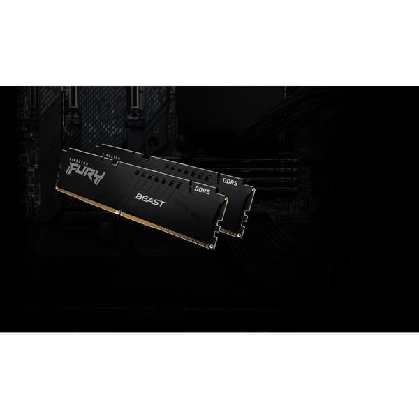 Память для настольных компьютеров Kingston FURY 32 GB (2x16GB) DDR5 6000 MHz Beast Black (KF560C30BBK2-32) 033755 фото
