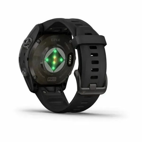 Смарт-часы Garmin Epix Pro Gen 2 Sapphire 42mm Carbon G. DLC Ti. with Black Band (010-02802-14/15) 612643 фото