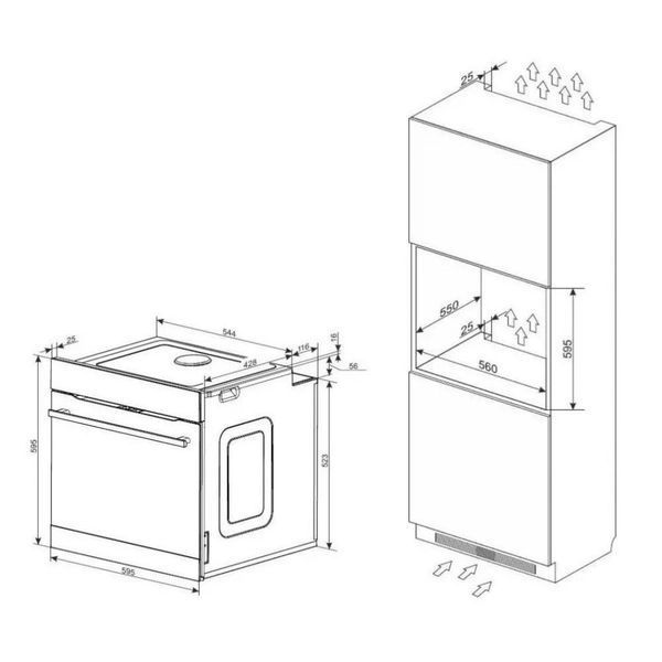 Духовка электрическая Amica ED06208B FINE 011605 фото