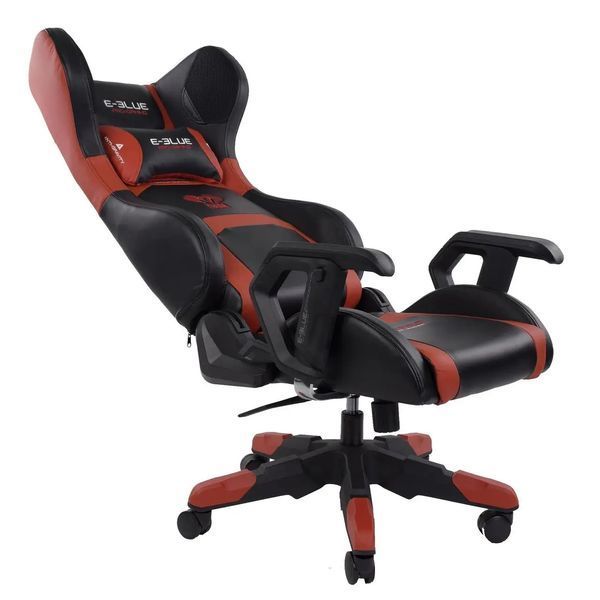 Комп'ютерне крісло для геймера E-Blue Cobra Black-Red (EEC310REAA-IA) 018992 фото