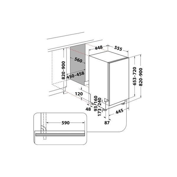 Посудомийна машина Whirlpool WH6IC11BS7LA0 573120 фото