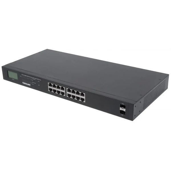 Комутатор некерований Intellinet IPS-16G02-370W-L (561259) 018121 фото