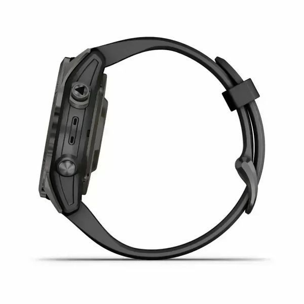 Смарт-часы Garmin Epix Pro Gen 2 Sapphire 42mm Carbon G. DLC Ti. with Black Band (010-02802-14/15) 612643 фото