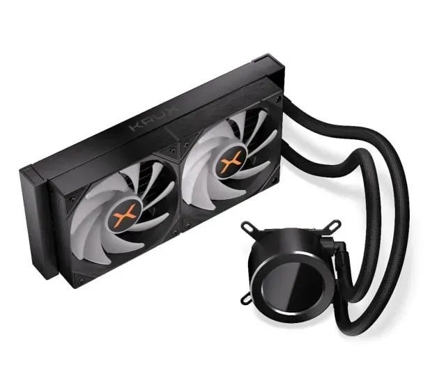 Водяне охолодження Krux HydroGlance 240 ARGB LCD Black (KRXE003) 615050 фото