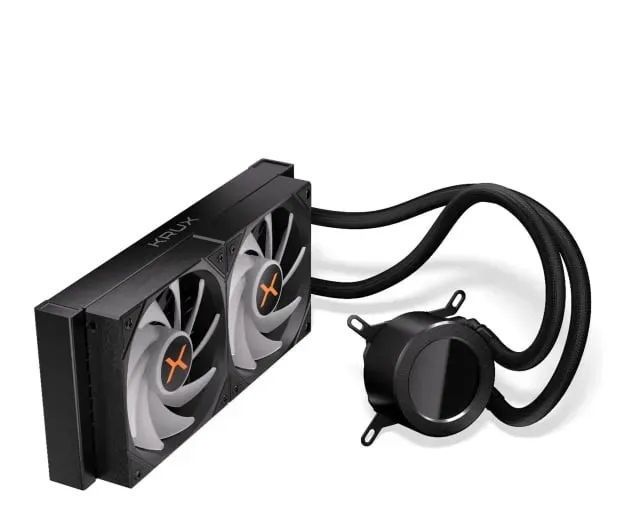 Водяне охолодження Krux HydroGlance 240 ARGB LCD Black (KRXE003) 615050 фото