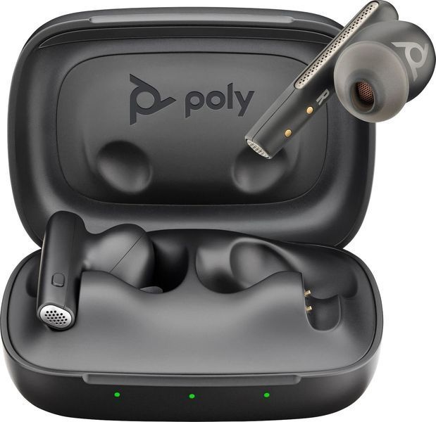 Навушники Poly Voyager Free 60 UC бездротові, внутрішньоканальні, ANC чорний 2009372 фото