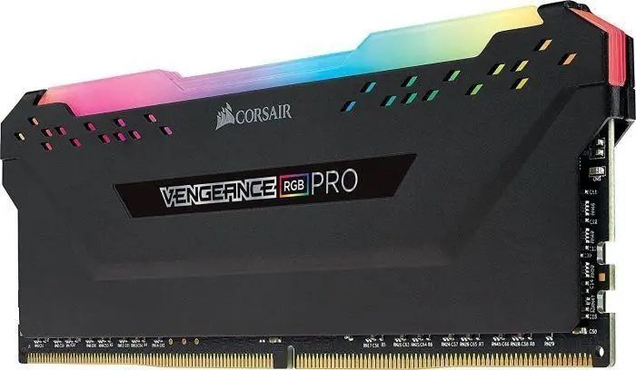 Память для настольных компьютеров Corsair 32 GB (4x8GB) DDR4 3200 MHz Vengeance RGB PRO (CMW32GX4M4C3200C16) 026393 фото