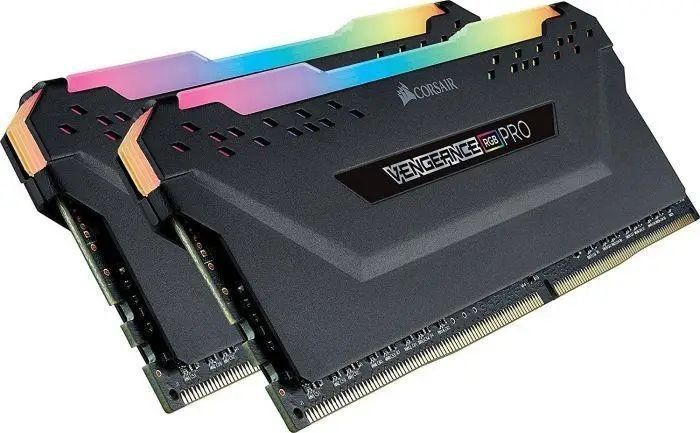 Память для настольных компьютеров Corsair 32 GB (4x8GB) DDR4 3200 MHz Vengeance RGB PRO (CMW32GX4M4C3200C16) 026393 фото