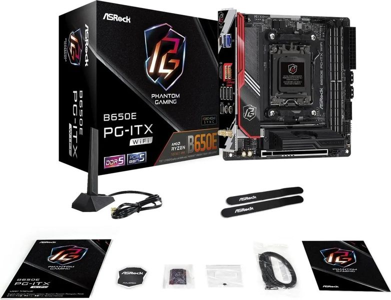 Материнська плата ASRock B650E PG-ITX WiFi 474344 фото