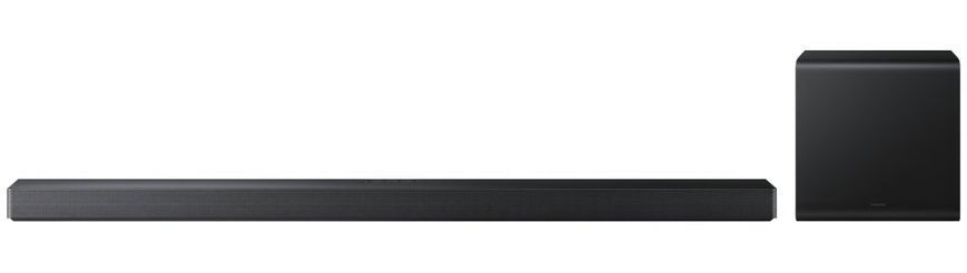Саундбар SAMSUNG HW-QS750F EN Черный 5.1.2-канальный, Беспроводной сабвуфер, Тыловые колонки, Вращающийся дизайн, HDMI eARC 2077876 фото
