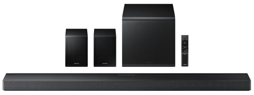 Саундбар SAMSUNG HW-QS750F EN Черный 5.1.2-канальный, Беспроводной сабвуфер, Тыловые колонки, Вращающийся дизайн, HDMI eARC 2077876 фото