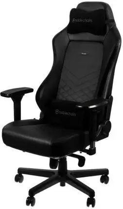Компьютерное кресло для геймера Noblechairs Hero PU leather black (NBL-HRO-PU-BLA) 019093 фото