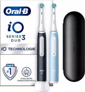Електрична зубна щітка Oral-B iO Series 3N Duo Black/Blue 591436 фото