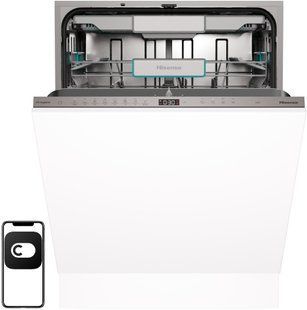 Посудомийна машина HISENSE HV693A65UVAD Energy Efficiency клас A-10% Гігієна UV Автодозування 16 комплектів посуду AutoOpen Wi-Fi 2055715 фото