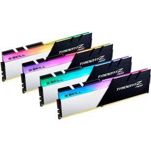 Пам'ять для настільних комп'ютерів G.Skill 128 GB (4x32GB) DDR4 3600 MHz Trident Z Neo RGB (F4-3600C18Q-128GTZN) 027686 фото