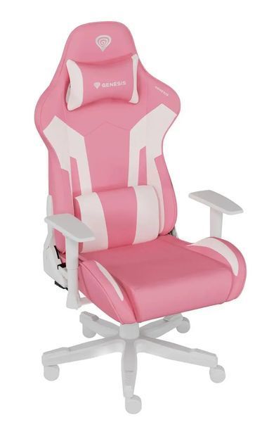 Комп'ютерне крісло для геймера Genesis Nitro 710 Pink/White 019379 фото