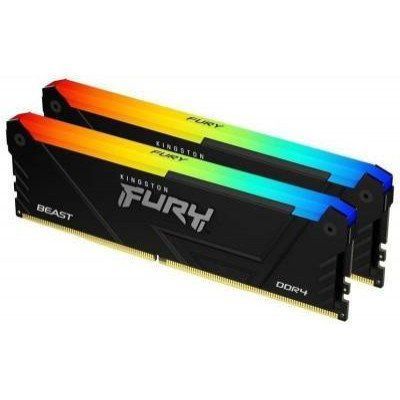 Пам'ять для настільних комп'ютерів Kingston FURY 64 GB (2х32GB) DDR4 3200 MHz Beast RGB (KF432C16BB2AK2/64) 033856 фото
