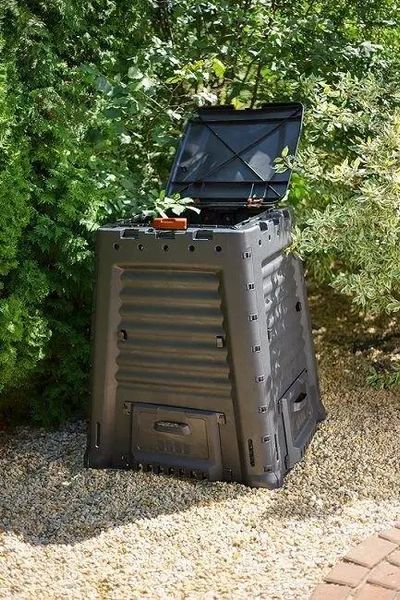 Компостер садовий Keter Mega Composter 650 л, Black (7290002180470) 286635 фото